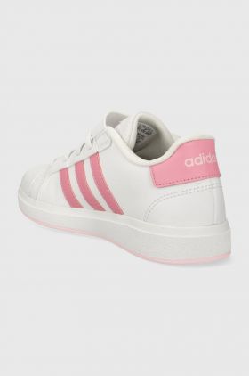 adidas sneakers pentru copii GRAND COURT 2.0 EL K culoarea alb