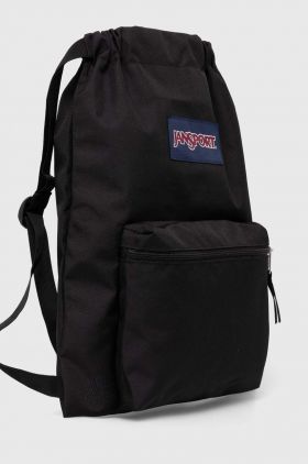 Jansport sac culoarea negru, cu imprimeu