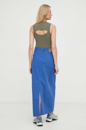 G-Star Raw fusta jeans maxi, drept