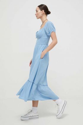 Hollister Co. rochie midi, evazati