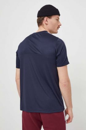 adidas tricou de antrenament Tiro culoarea bleumarin, cu imprimeu IS1501