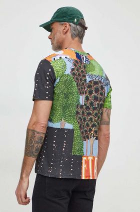 Desigual tricou din bumbac barbati, modelator