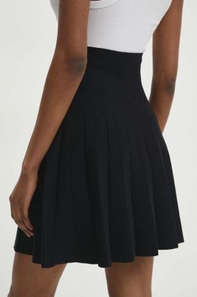 Answear Lab fusta culoarea negru, mini, evazati