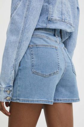 Answear Lab pantaloni scurti jeans femei, neted, high waist