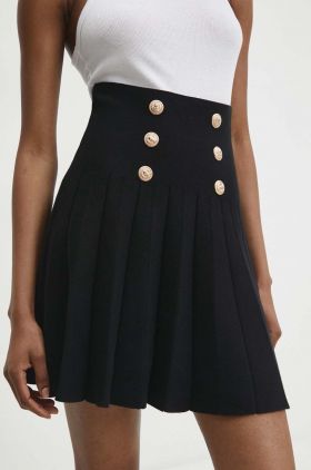 Answear Lab fusta culoarea negru, mini, evazati
