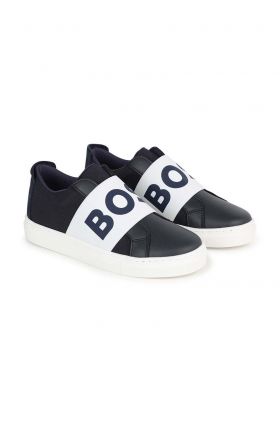 BOSS sneakers pentru copii culoarea albastru marin