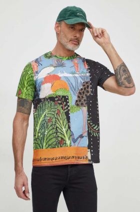 Desigual tricou din bumbac barbati, modelator