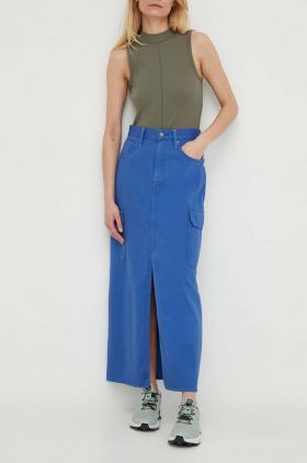 G-Star Raw fusta jeans maxi, drept