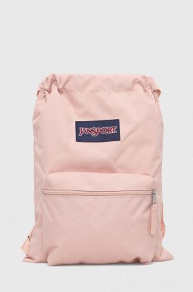 Jansport rucsac culoarea roz, cu imprimeu