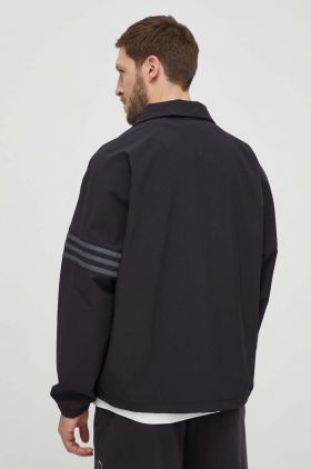 adidas Originals bluză bărbați, culoarea negru, cu imprimeu  IS2818