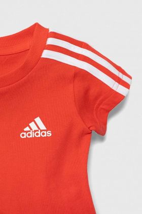 adidas set de bumbac pentru copii culoarea rosu