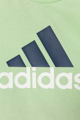 adidas set de bumbac pentru copii culoarea verde