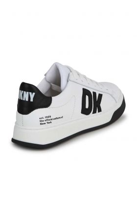 Dkny teniși din piele copii culoarea alb