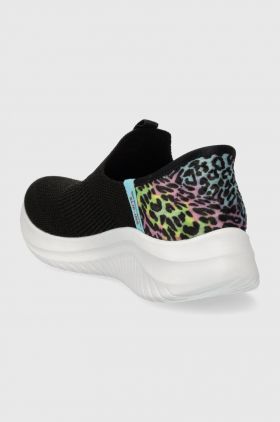 Skechers sneakers pentru copii ULTRA FLEX 3.0 COLORY WILD culoarea negru