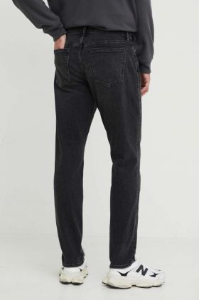 Abercrombie & Fitch jeansi Athletic barbati, culoarea negru