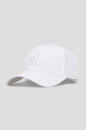 adidas șapcă de baseball din bumbac culoarea alb, cu imprimeu IR7902