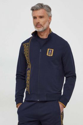 Aeronautica Militare bluza barbati, culoarea albastru marin, cu imprimeu