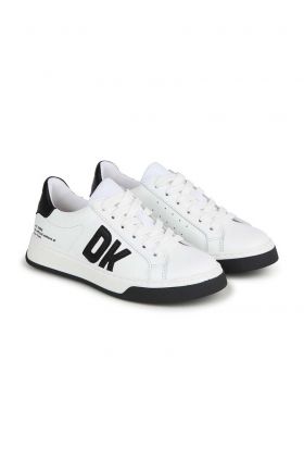 Dkny teniși din piele copii culoarea alb