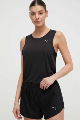 Puma top pentru alergat Run Favourite culoarea negru 523165