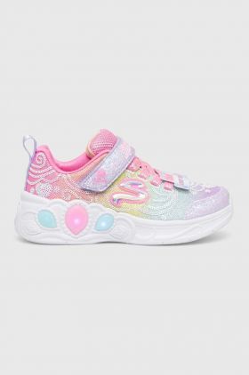 Skechers sneakers pentru copii PRINCESS WISHES culoarea roz