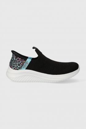 Skechers sneakers pentru copii ULTRA FLEX 3.0 COLORY WILD culoarea negru