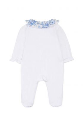 Tartine et Chocolat costum bebe culoarea alb