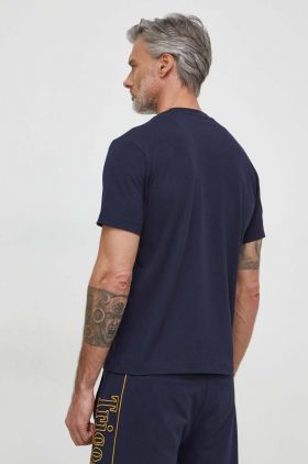 Aeronautica Militare tricou barbati, culoarea albastru marin, cu imprimeu