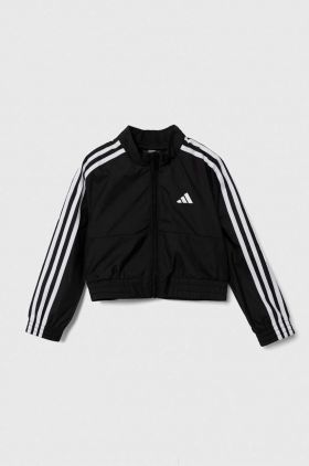 adidas bluza copii culoarea negru, cu imprimeu