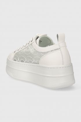Karl Lagerfeld sneakers KOBO III culoarea alb, KL65028