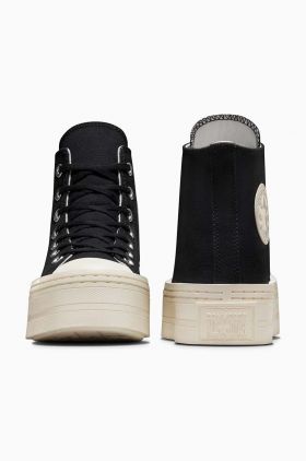 Converse teniși Chuck Taylor All Star Modern Lift femei, culoarea negru, A06141C
