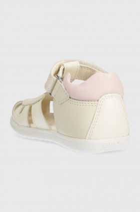 Geox sandale din piele pentru copii SANDAL MACCHIA culoarea bej