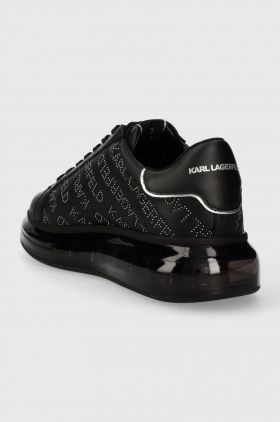 Karl Lagerfeld sneakers din piele KAPRI KUSHION culoarea negru, KL52671