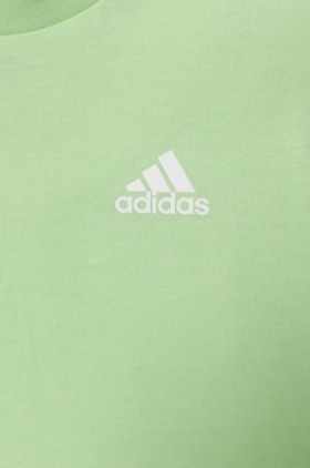 adidas tricou de bumbac pentru copii culoarea verde, cu imprimeu