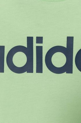 adidas tricou de bumbac pentru copii culoarea verde