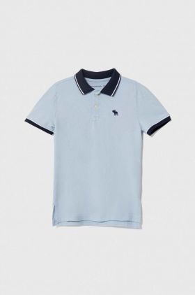 Abercrombie & Fitch tricou polo copii neted