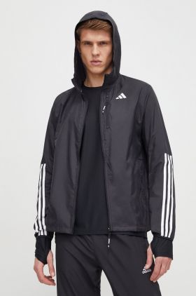 adidas Performance windbreaker culoarea negru, de tranziție IK4986