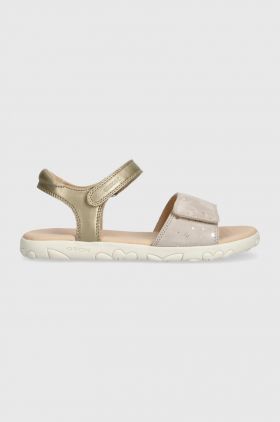 Geox sandale copii SANDAL HAITI culoarea bej