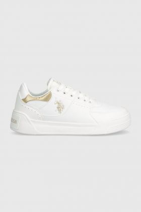 U.S. Polo Assn. sneakers NOLE culoarea alb, NOLE001W 4YN1
