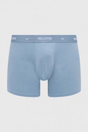 Hollister Co. boxeri 3-pack barbati, culoarea albastru marin