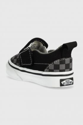 Vans tenisi copii TD Slip-On V culoarea negru