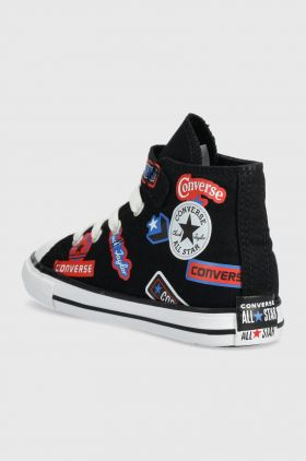 Converse tenisi copii culoarea negru