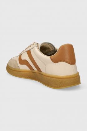 Gant sneakers din piele Cuzmo culoarea bej, 28631482.G111