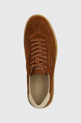 Gant sneakers din piele intoarsă Cuzmo culoarea maro, 28633479.G420