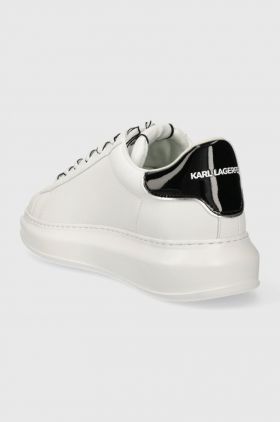 Karl Lagerfeld sneakers din piele KAPRI MENS culoarea alb, KL52578