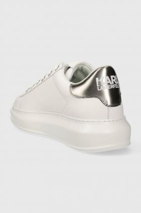 Karl Lagerfeld sneakers din piele KAPRI MENS culoarea alb, KL52538