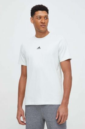 adidas tricou din bumbac TIRO bărbați, culoarea verde, cu imprimeu IN6255