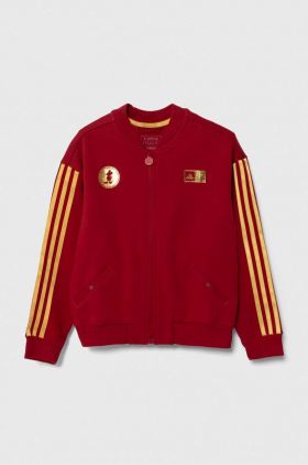 adidas bluza copii x Disney culoarea bordo, cu imprimeu