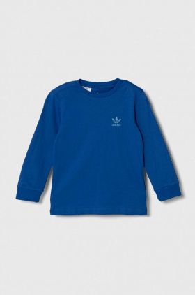 adidas Originals longsleeve din bumbac pentru copii neted