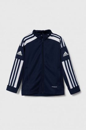 adidas Performance bluza copii SQ21 TR JKT Y culoarea albastru marin, modelator