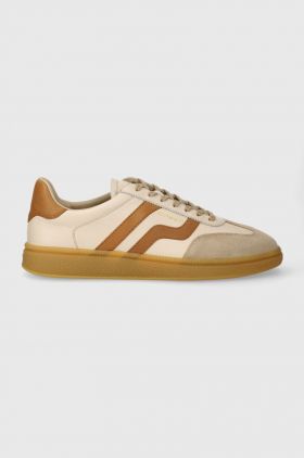 Gant sneakers din piele Cuzmo culoarea bej, 28631482.G111